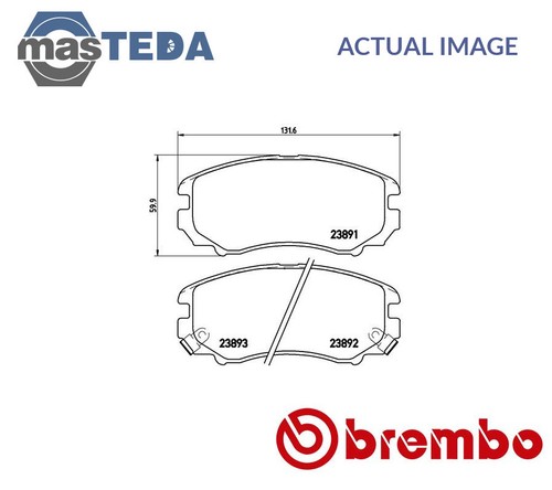 018x brake pads set - 30,